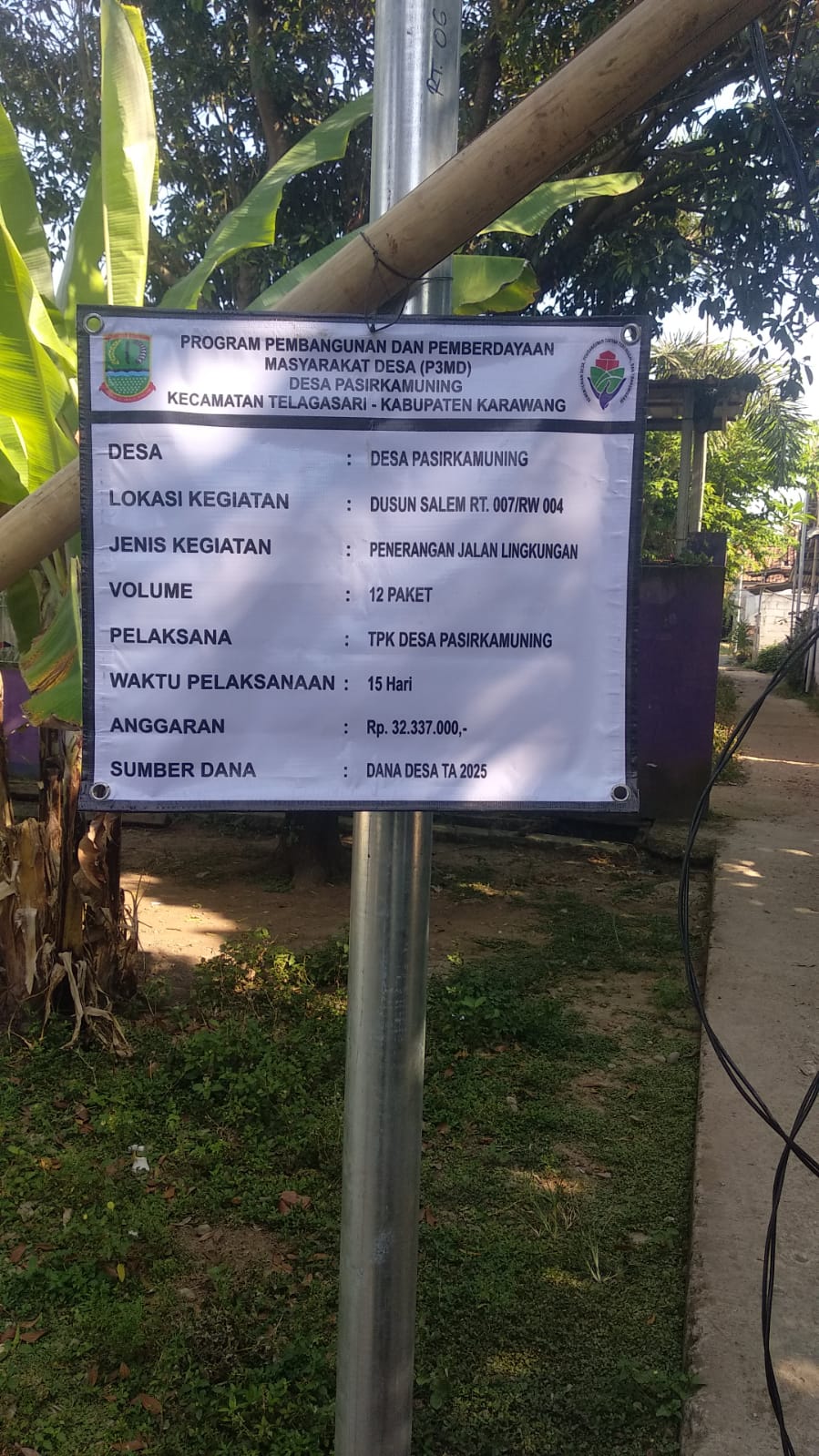 Foto Papan Proyek