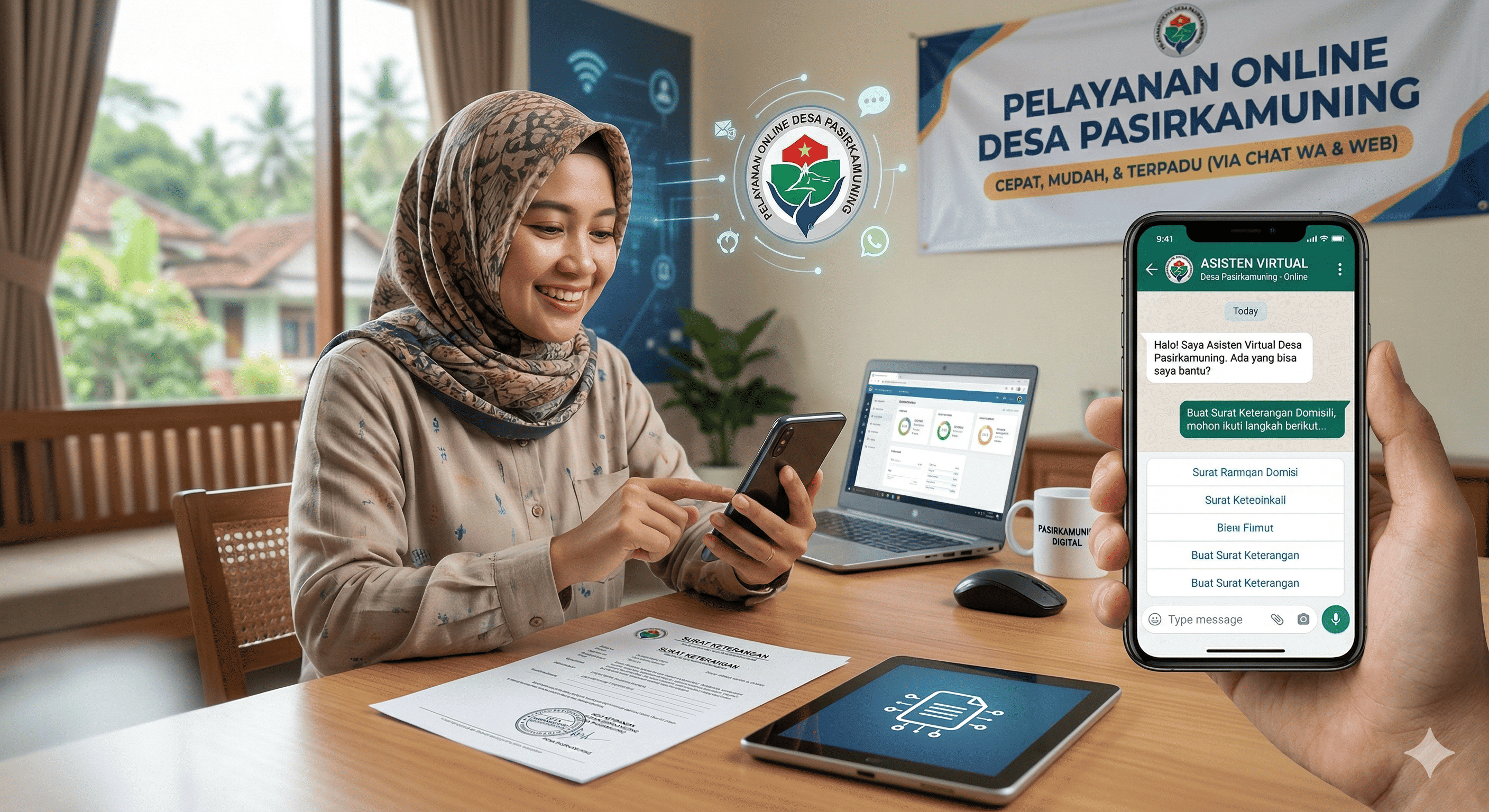 📢 PENGUMUMAN LAYANAN DESA PASIRKAMUNING